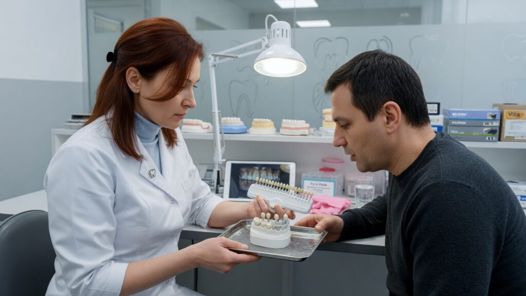Консультация: можно ли изменить форму и цвет уже изготовленных коронок