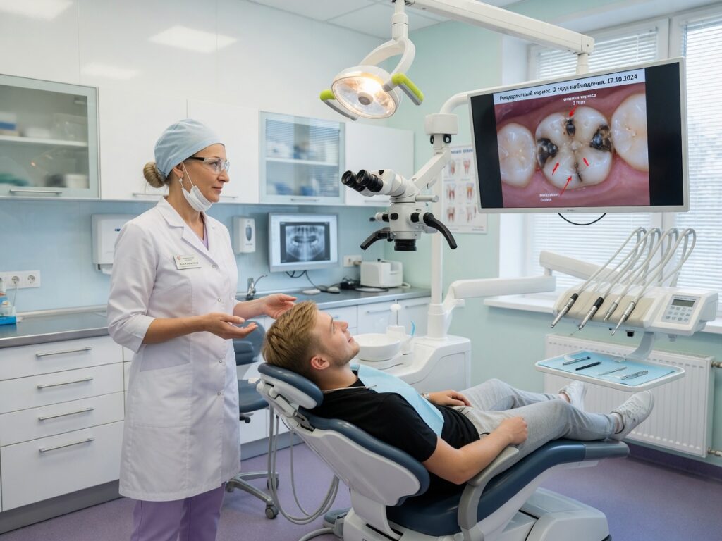 Повторный кариес через 2 года: подтверждение